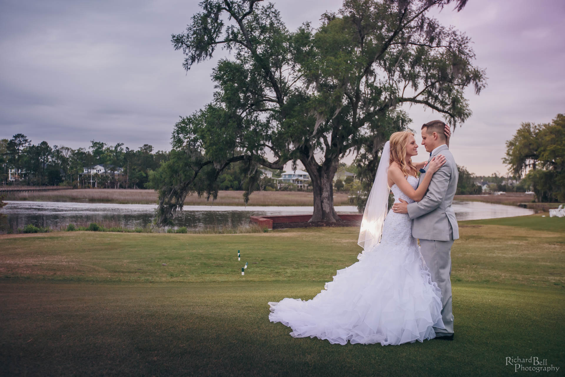 Bride and Groom at Dunes West