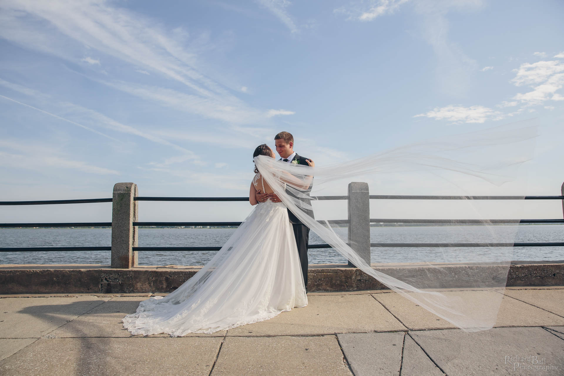 Bride and Groom at the Battery